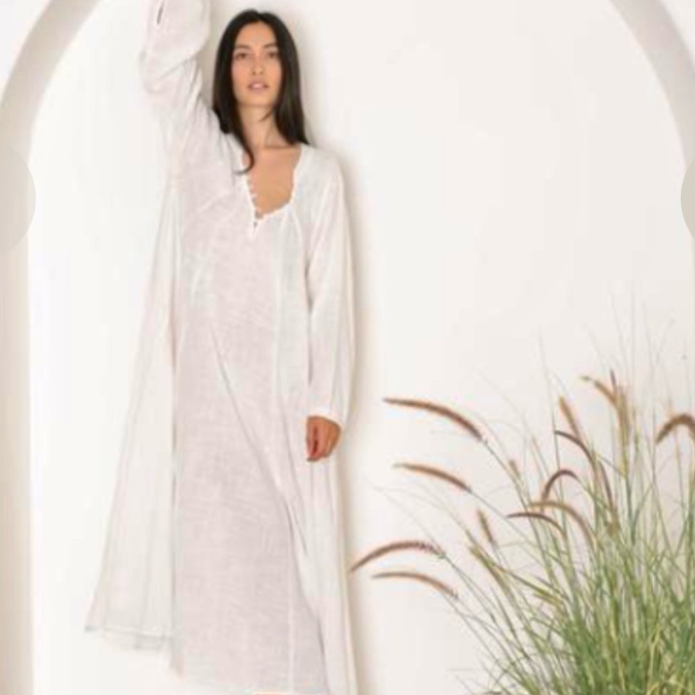 Natalie Martin Fiore dress white